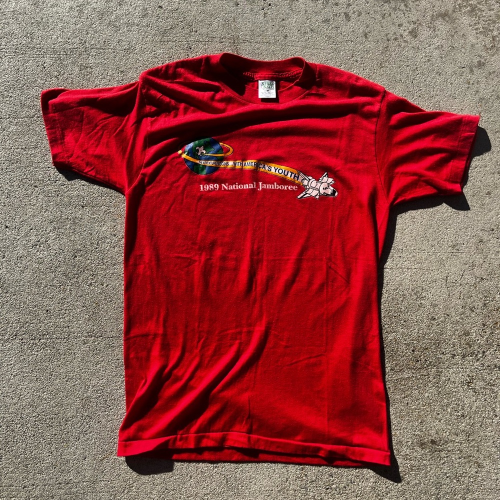 Vintage 1989 Space Shuttle Single Stitch Tee